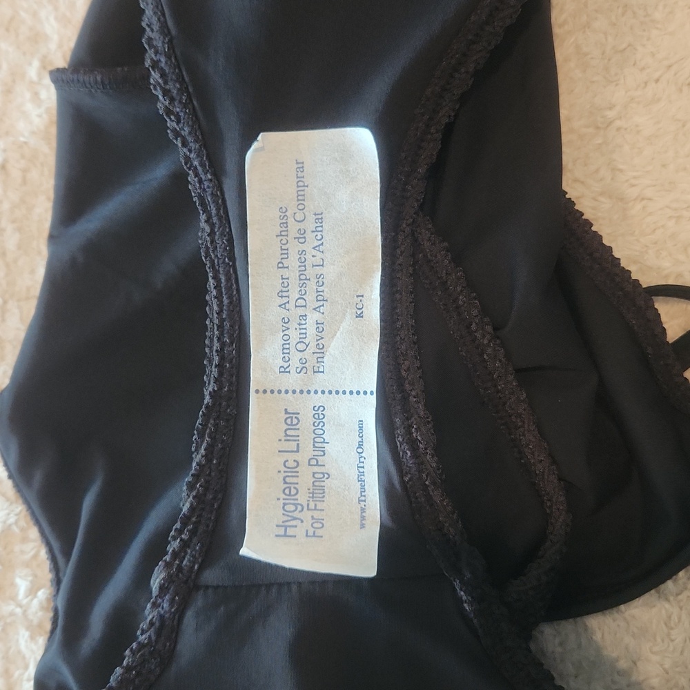 NWT Good American Sz 2X - 3X Black Knit Ribbed One Piece Swimsuit New - Picture 7 of 8
